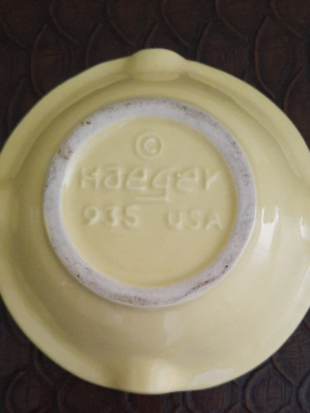 Haeger bright yellow